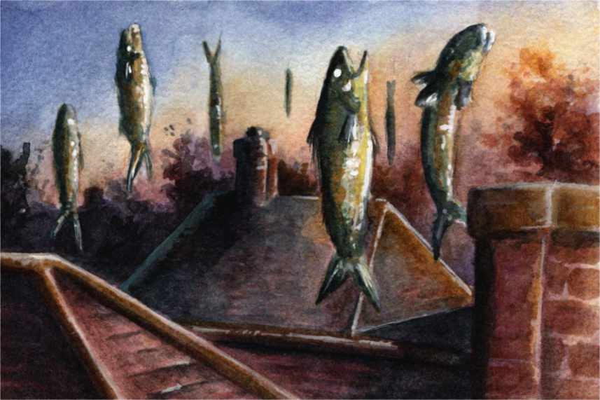 twilight in the suburbs